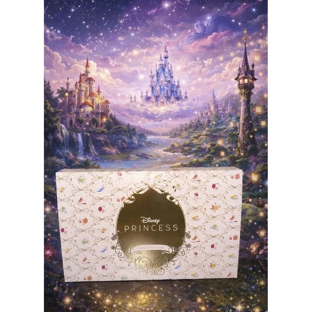 Bath And Body Works Collectible Disney Princess 7 Piece Mini Fine‎ Fragrance Set